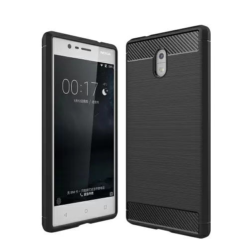 Nokia 3 suojakuori, musta