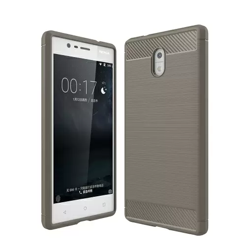 Nokia 3 suojakuori, harmaa