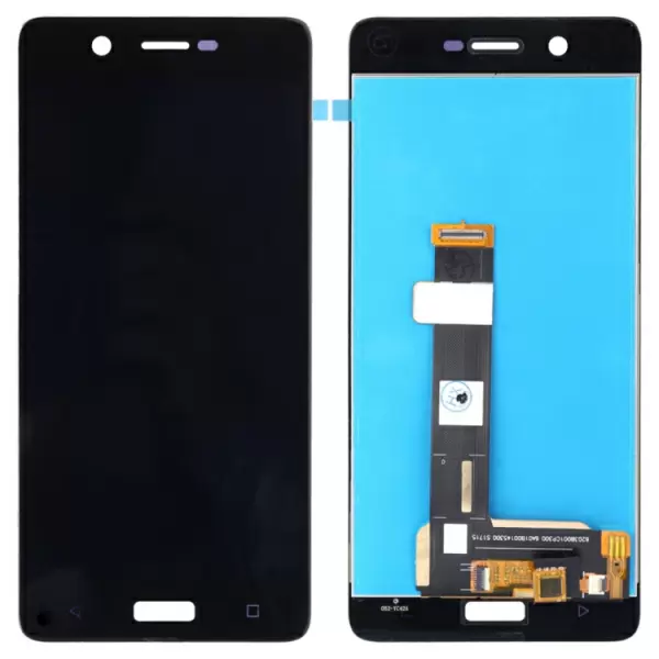 Nokia 5 LCD näyttö ja kosketusnäyttö (musta)1