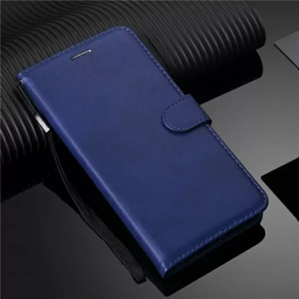 Nokia 3 nahkainen suojakotelo (sininen)