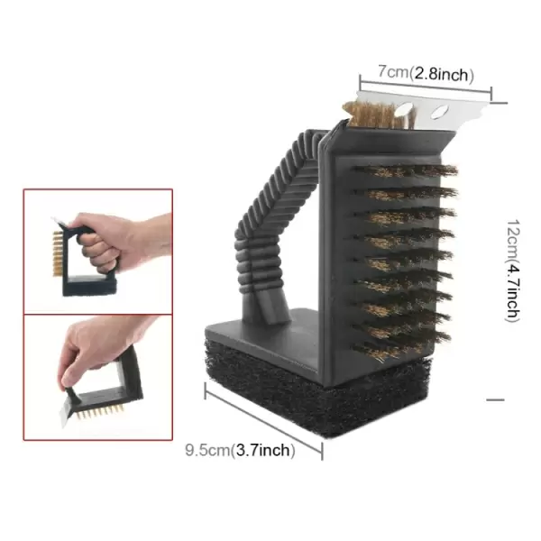 Kuparinen BBQ grilliharja 3-in-1