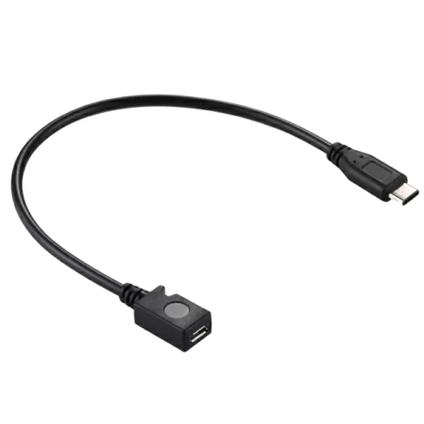 MicroUSB ‐ USB-C adapteri, 10 cm