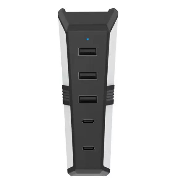 PlayStation 5 Pro USB-hubi 5 portilla USB-A ja Type-C liitännöillä