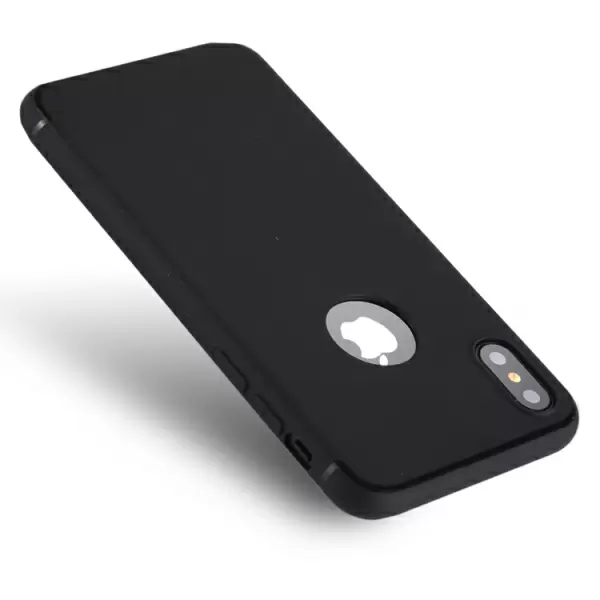 iPhone X / XS suojakuori (musta)