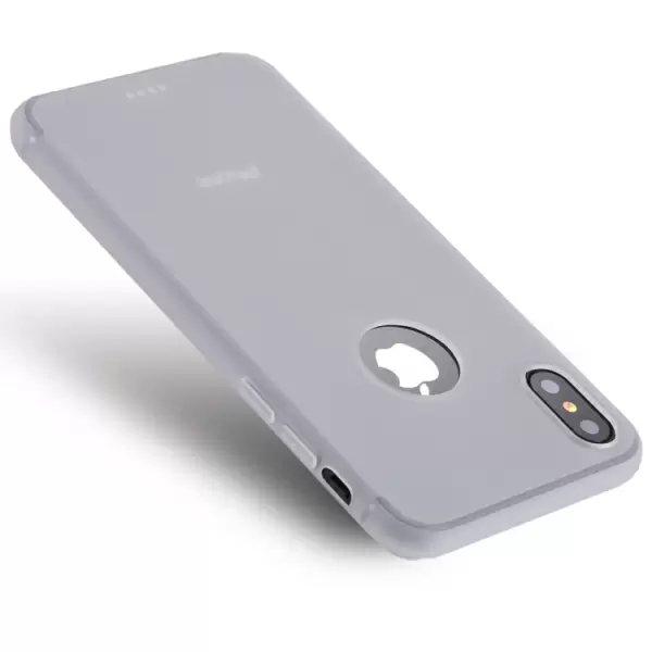 iPhone X / XS suojakuori (valkoinen)