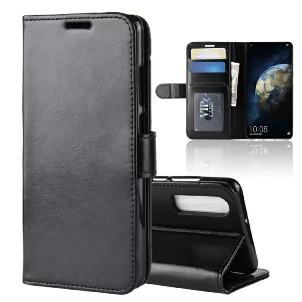 Huawei P30 nahkakotelo (musta)