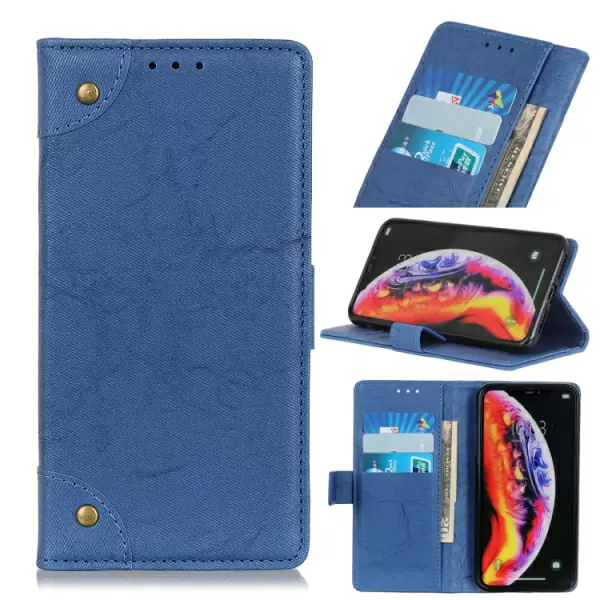 Samsung Galaxy A40 nahkakotelo (sininen)