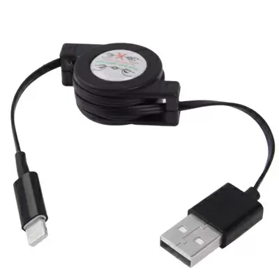 Kelautuva USB kaapeli iPhonelle 