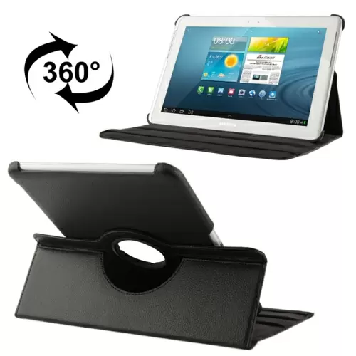Samsung Galaxy Tab 2 (10.1) / P5100 nahkainen suojakotelo - kääntyvä
