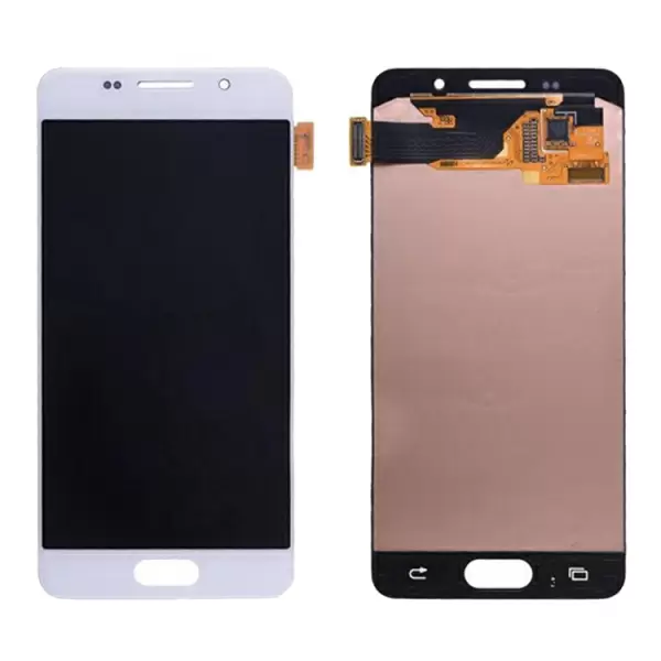Samsung Galaxy A3 (2016) LCD näyttö ja kosketusnäyttö (valkoinen)