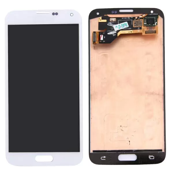 Samsung Galaxy S5 / SM-G900 LCD näyttö ja kosketusnäyttö (valkoinen)