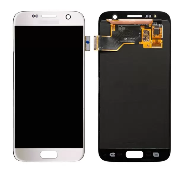 Samsung Galaxy S7 LCD -näyttö ja kosketusnäyttö (valkoinen)