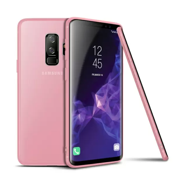 Samsung Galaxy S9+ ultra ohut suojakuori (vaaleanpunainen)