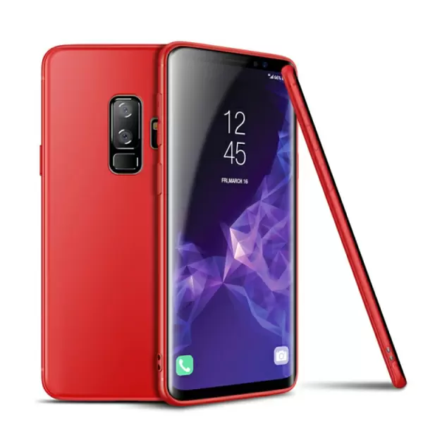Samsung Galaxy S9+ ultra ohut suojakuori (punainen)