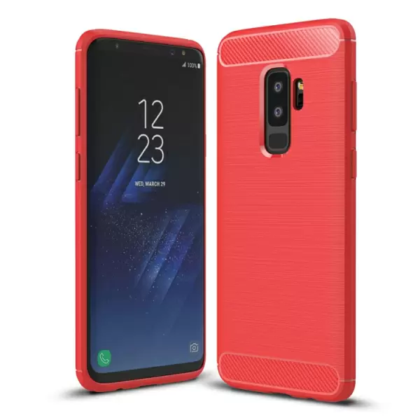Samsung Galaxy S9+ suojakuori (punainen)