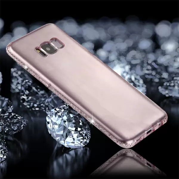 Samsung Galaxy S8 suojakuori, vaaleanpunainen