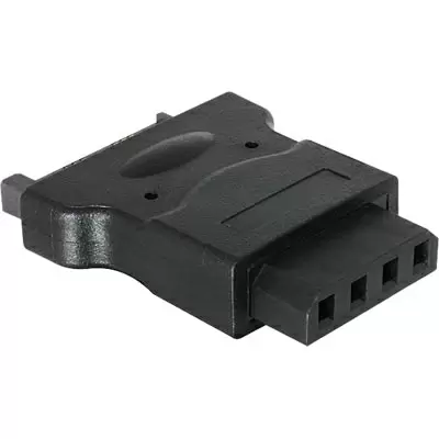 Sähköadapteri 15-pin SATA urosliitos > 4-pin Molex naaras 