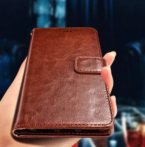 OnePlus 7 nahkainen kotelo (ruskea)