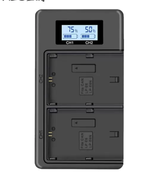 LP-E4 USB Akku laturi Canon EOS 1DS Mark III / 1D Mark III 4 / Mark IV / LC-E4 malleihiin