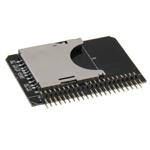 SD / SDHC / MMC 2.5” 44-pin uros IDE-sovitinkortti