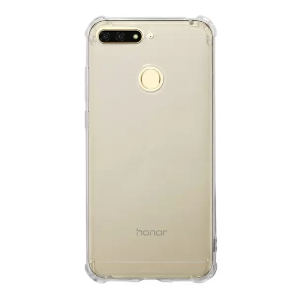 Huawei Y6 2018 iskunkestävä TPU-suojakotelo (Läpinäkyvä)