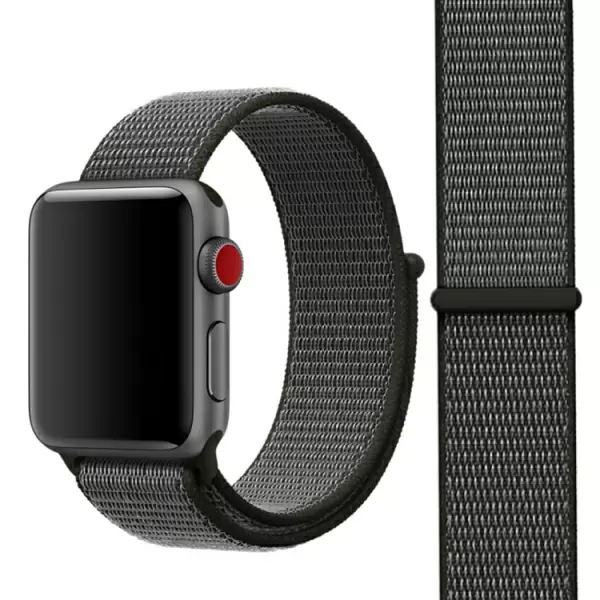 Apple Watch 44 mm kellon ranneke  (Musta/Harmaa)