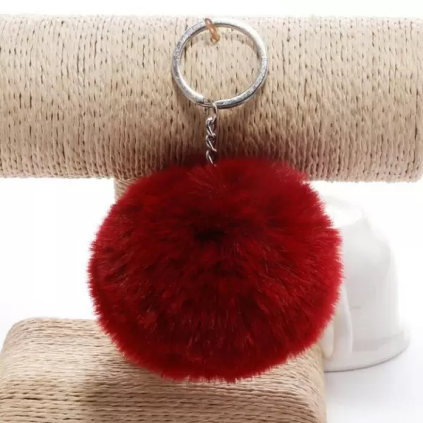 Pompom avaimenperä (punainen)
