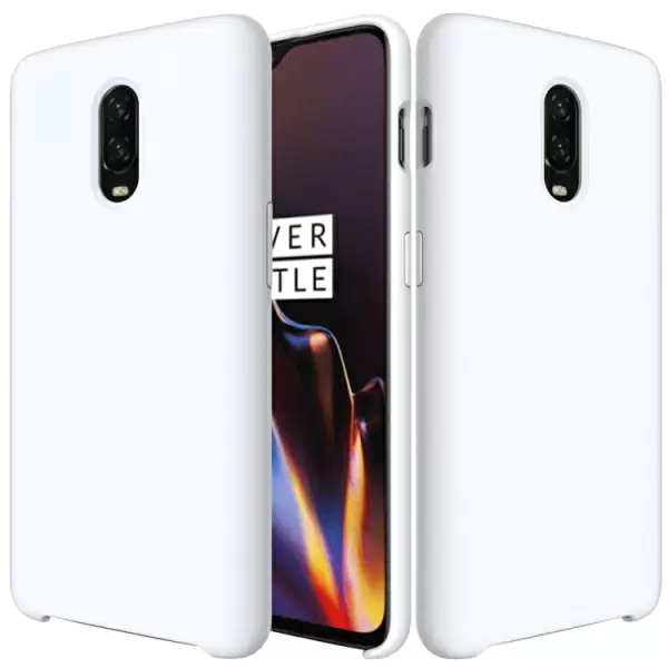 OnePlus 6T suojakotelo (Valkoinen)