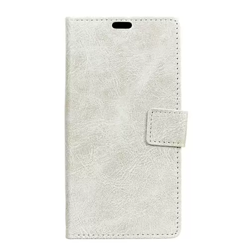 Nahkainen lompakko/suoja Nokia 6 (valkoinen)