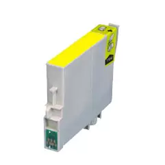 Tarvikekasetti Epson e-554, korvaa T0554 (keltainen) 17ml