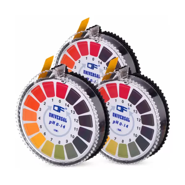 pH-testipaperi 0–14, 5 metrin rulla, 3 kpl pakkaus