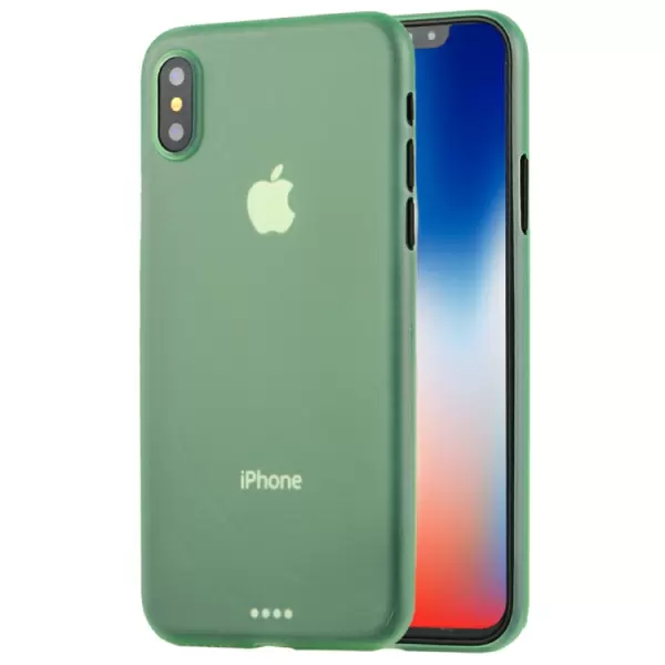 iPhone X / XS superohut suojakuori (Vihreä)