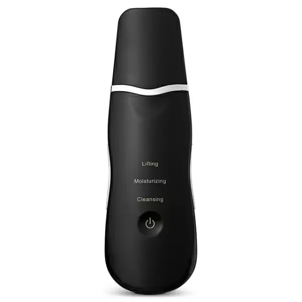 Ultrasonic USB-uudelleenladattava kasvojen ihon pesuri (Musta)