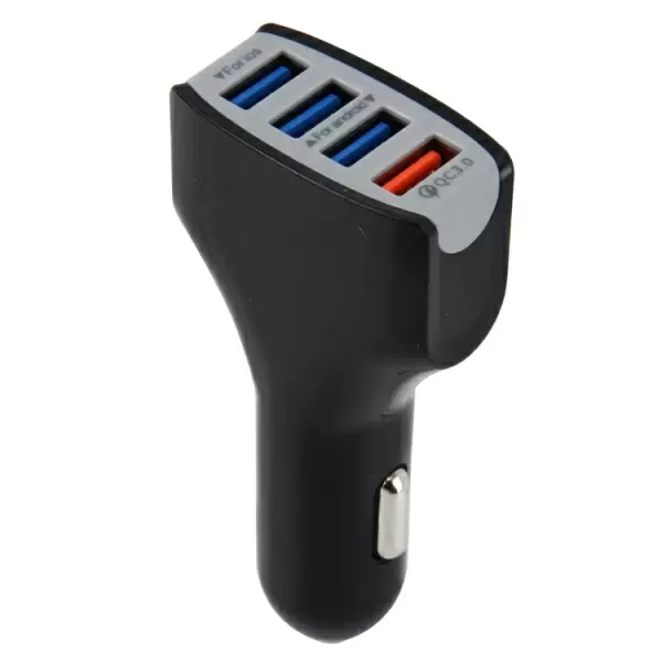 Universaali DC 12-24V 4-in-1 autolaturi älypuhelimille