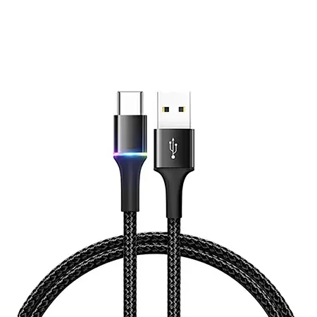 USB - USB Type-C nopea latauskaapeli, 2 A, 1 m