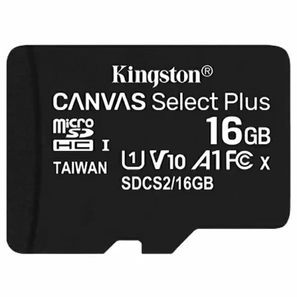 Kingston microSDXC muistikortti - Class10, 16 GB