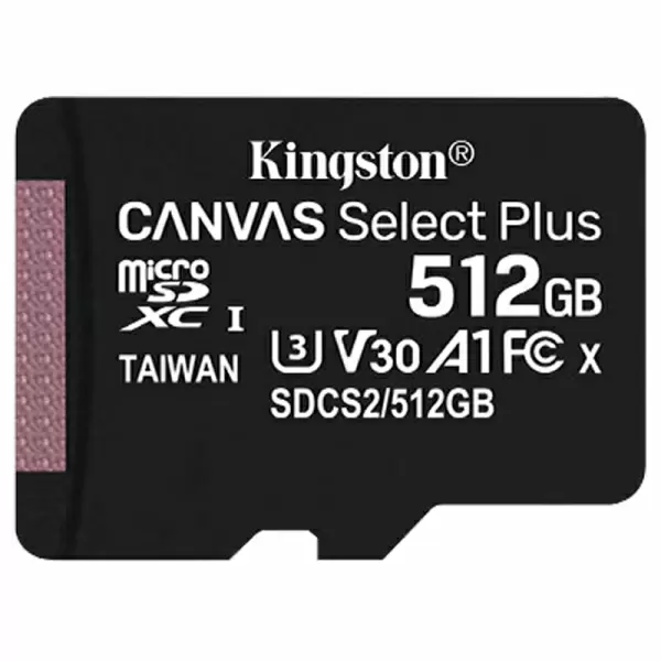 Kingston microSDXC muistikortti - Class10, 512GB