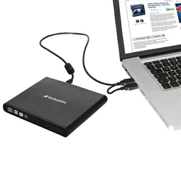 Verbatim Slimline polttava CD/DVD-asema 