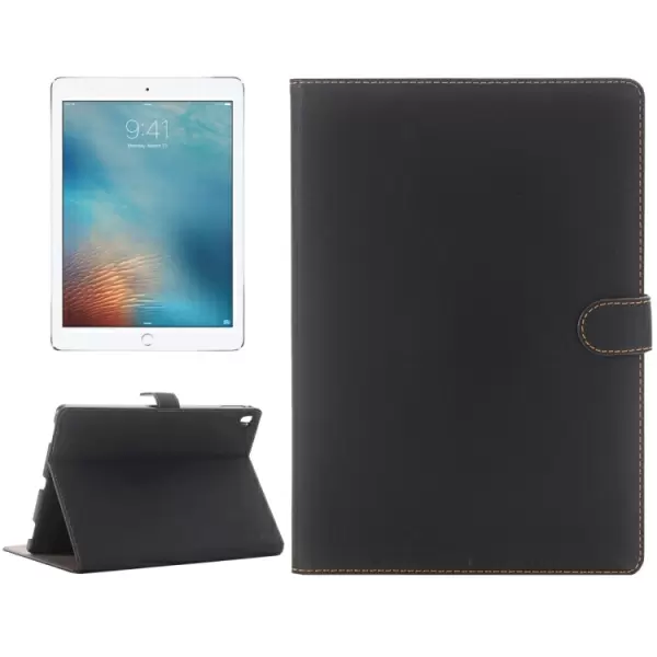 iPad Pro 9.7” nahkakotelo pidikkeellä (Musta)