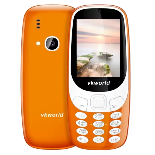 Z3310 puhelin, Venäläinen näppäimistö, Dual SIM (Oranssi) 
