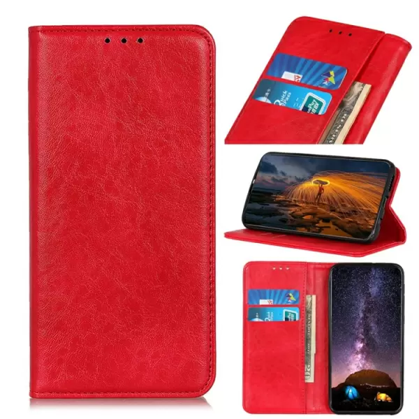 Samsung Galaxy Note10 nahkakotelo (punainen)