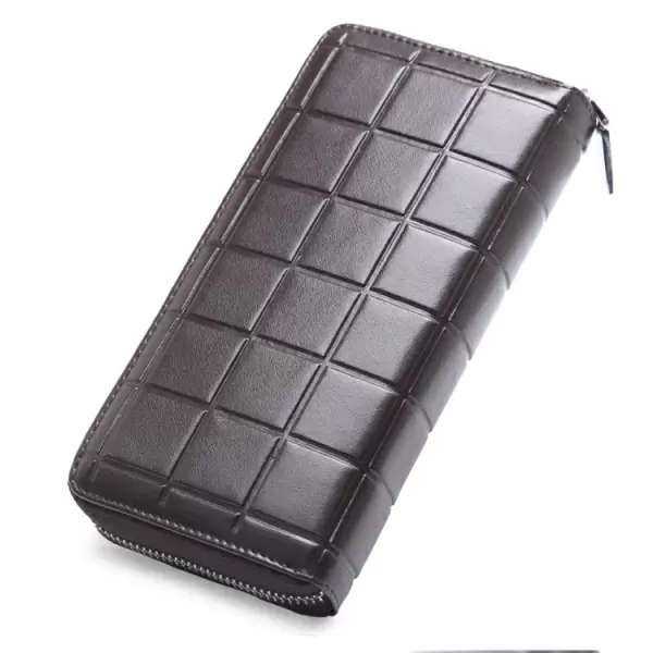 Antimagneettinen RFID-lompakko naisille (ruskea)