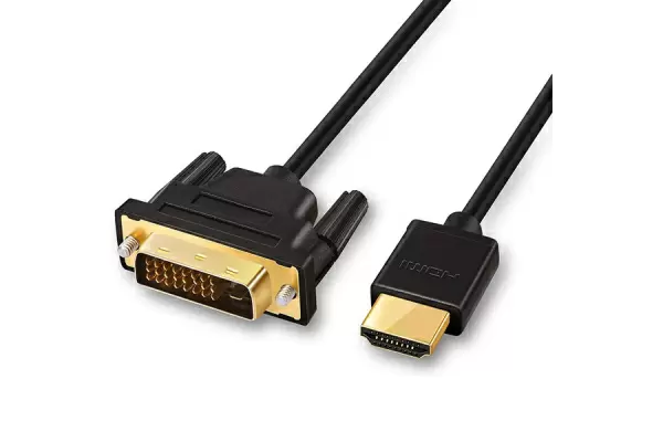 HDMI uros - DVI-D uros kaapeli - 5 m