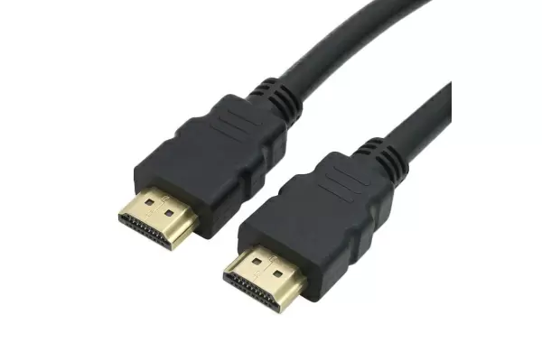 HDMI-kaapeli 1 m, HDMI uros – HDMI uros, 19-pin