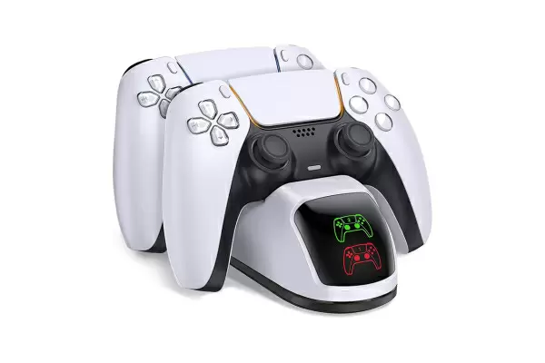 PS5 DualSense lataustelakka – kaksoislaturi kahdelle PS5-ohjaimelle