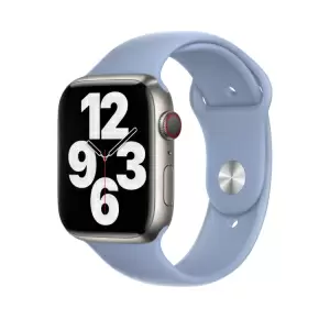 Apple Watch 42/ 44/ 45/ 49 mm rannehihna - vaaleansininen - M/L