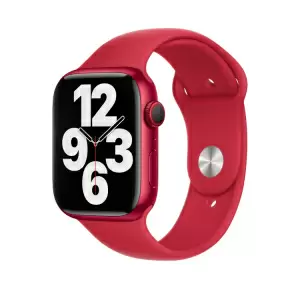 Apple Watch 42/ 44/ 45/ 49 mm rannehihna - punainen - M/L