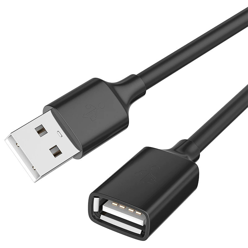 USB 2.0 -jatkokaapeli A uros–A naaras, 3 m