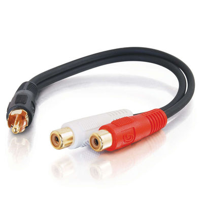 Y-adapteri RCA u - 2xRCA n