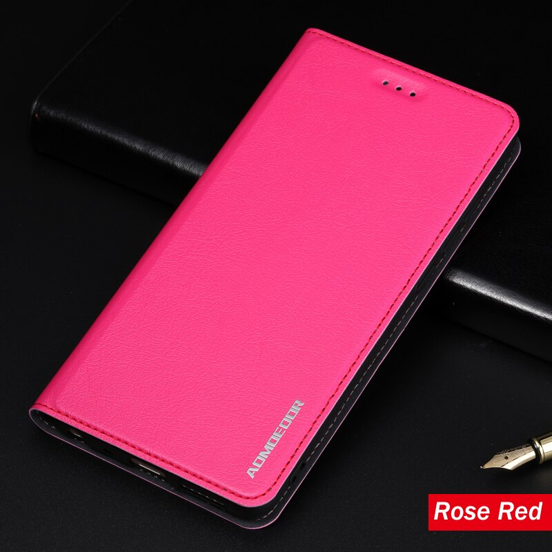 Nokia 5.1 nahkainen suojakotelo (Pinkki)
